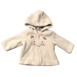 Little Girl Leopard/Cat Hooded Jacket